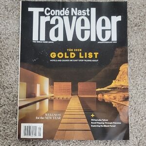conde nast traveler January/February 2026